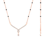 Load image into Gallery viewer, Simple Diamond Pendant Mangalsutra