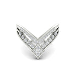 Load image into Gallery viewer, Double Row Crown Chevron Diamond Vanki Ring
