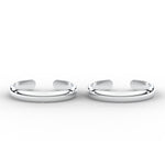 Load image into Gallery viewer, elegant-simplicity-gold-toe-ring-in-sterling-silver-mgs11428angle1-nl-wg