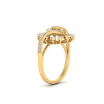 Load image into Gallery viewer, Elongated Natural Diamond Engagement Ring
