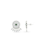 Load image into Gallery viewer, Diamond And Gold Impon Stud Earring