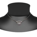 Load image into Gallery viewer, Fan Diamond Mangalsutra Pendant
