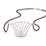 Load image into Gallery viewer, Fan Diamond Mangalsutra Pendant