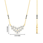 Load image into Gallery viewer, floral-cluster-pear-diamond-3-beads-mangalsutra-pendant-in-yellow-gold-mgs10826angle2-nl-yg-hw.jpg?v=1790249562