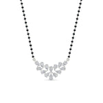 Load image into Gallery viewer, floral-cluster-pear-diamond-mangalsutra-pendant-in-white-gold-mgs10826angle1-nl-wg.jpg?v=1790249468