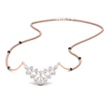 Load image into Gallery viewer, floral-cluster-pear-diamond-spaced-out-mangalsutra-pendant-in-mgs10826sleep-nl-rg.jpg?v=1790249381