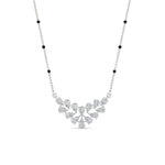 Load image into Gallery viewer, floral-cluster-pear-diamond-spaced-out-mangalsutra-pendant-in-white-gold-mgs10826angle1-nl-wg.jpg?v=1790249381