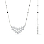 Load image into Gallery viewer, floral-cluster-pear-diamond-spaced-out-mangalsutra-pendant-in-white-gold-mgs10826angle2-nl-wg.jpg?v=1790249381