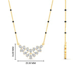 Load image into Gallery viewer, floral-cluster-pear-diamond-spaced-out-mangalsutra-pendant-in-yellow-gold-mgs10826angle2-nl-yg-hw.jpg?v=1790249381