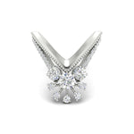 Load image into Gallery viewer, Floral Cluster Round Cut Diamond Vanki Ring