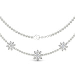 Load image into Gallery viewer, Flower Design Diamond Mugappu Thali Chain