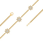 Load image into Gallery viewer, Flower Design Diamond Mugappu Thali Chain
