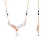 Load image into Gallery viewer, Flower Modern Diamond Mangalsutra