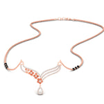 Load image into Gallery viewer, Flower Modern Diamond Mangalsutra