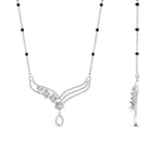 Load image into Gallery viewer, Flower Modern Diamond Mangalsutra