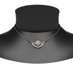 Load image into Gallery viewer, Half Circle Modern Diamond Mangalsutra