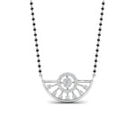 Load image into Gallery viewer, Half Circle Modern Diamond Mangalsutra