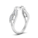 Load image into Gallery viewer, Halo Diamond Indian Style Engagement Ring
