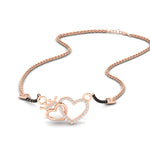 Load image into Gallery viewer, Heart and Crown Diamond Mangalsutra