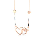 Load image into Gallery viewer, Heart and Crown Diamond Mangalsutra