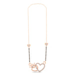 Load image into Gallery viewer, Heart and Crown Diamond Mangalsutra