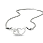 Load image into Gallery viewer, Heart and Crown Diamond Mangalsutra