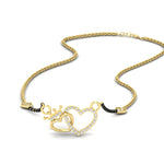 Load image into Gallery viewer, Heart and Crown Diamond Mangalsutra