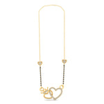 Load image into Gallery viewer, Heart and Crown Diamond Mangalsutra