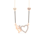 Load image into Gallery viewer, Heart Butterfly Modern Mangalsutra