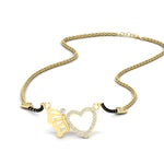 Load image into Gallery viewer, Heart Butterfly Modern Mangalsutra