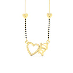Load image into Gallery viewer, Heart Butterfly Modern Mangalsutra