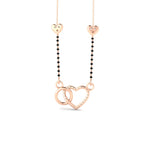 Load image into Gallery viewer, Heart Circle Diamond Mangalsutra