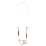 Load image into Gallery viewer, Heart Circle Diamond Mangalsutra