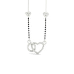 Load image into Gallery viewer, Heart Circle Diamond Mangalsutra
