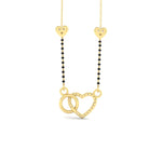 Load image into Gallery viewer, Heart Circle Diamond Mangalsutra