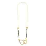 Load image into Gallery viewer, Heart Circle Diamond Mangalsutra