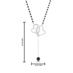 Load image into Gallery viewer, 1/4 Carat Heart Diamond Mangalsutra Necklace