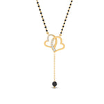 Load image into Gallery viewer, 1/4 Carat Heart Diamond Mangalsutra Necklace