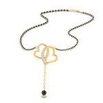 Load image into Gallery viewer, 1/4 Carat Heart Diamond Mangalsutra Necklace