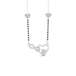 Load image into Gallery viewer, Heart Infinity Diamond Mangalsutra
