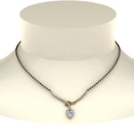 Load image into Gallery viewer, Heart Diamond Drop Mangalsutra Pendant