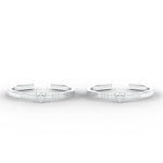 Load image into Gallery viewer, Heart Shaped Beaded Toe Ring