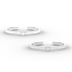 Load image into Gallery viewer, Heart Shaped Beaded Toe Ring