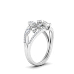 Load image into Gallery viewer, Illusion Set Pear Diamond Cocktail Diamond Ring
