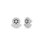 Load image into Gallery viewer, Impon Floral Stud Diamond Earrings