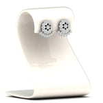 Load image into Gallery viewer, Impon Floral Stud Diamond Earrings