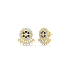 Load image into Gallery viewer, Impon Floral Stud Diamond Earrings