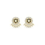 Load image into Gallery viewer, Impon Floral Stud Diamond Earrings