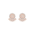 Load image into Gallery viewer, Impon Floral Stud Diamond Earrings