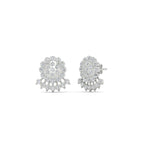 Load image into Gallery viewer, Impon Floral Stud Diamond Earrings